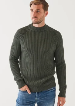 PATRICK ASSARAF Merino Ribbed Knit Sweater|Men Knitwear