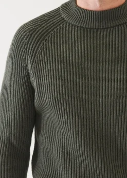PATRICK ASSARAF Merino Ribbed Knit Sweater|Men Knitwear