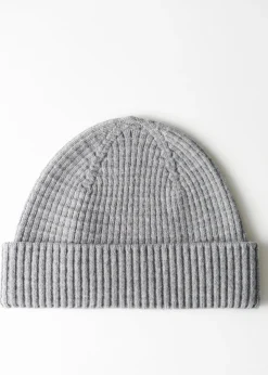 PATRICK ASSARAF Merino Waffle Beanie|Men Knitwear