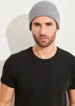 PATRICK ASSARAF Merino Waffle Beanie|Men Knitwear