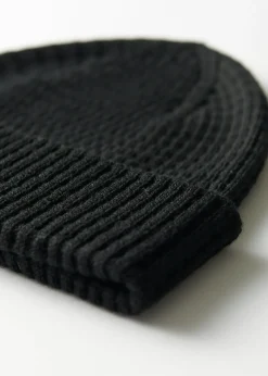 PATRICK ASSARAF Merino Waffle Beanie|Men Knitwear