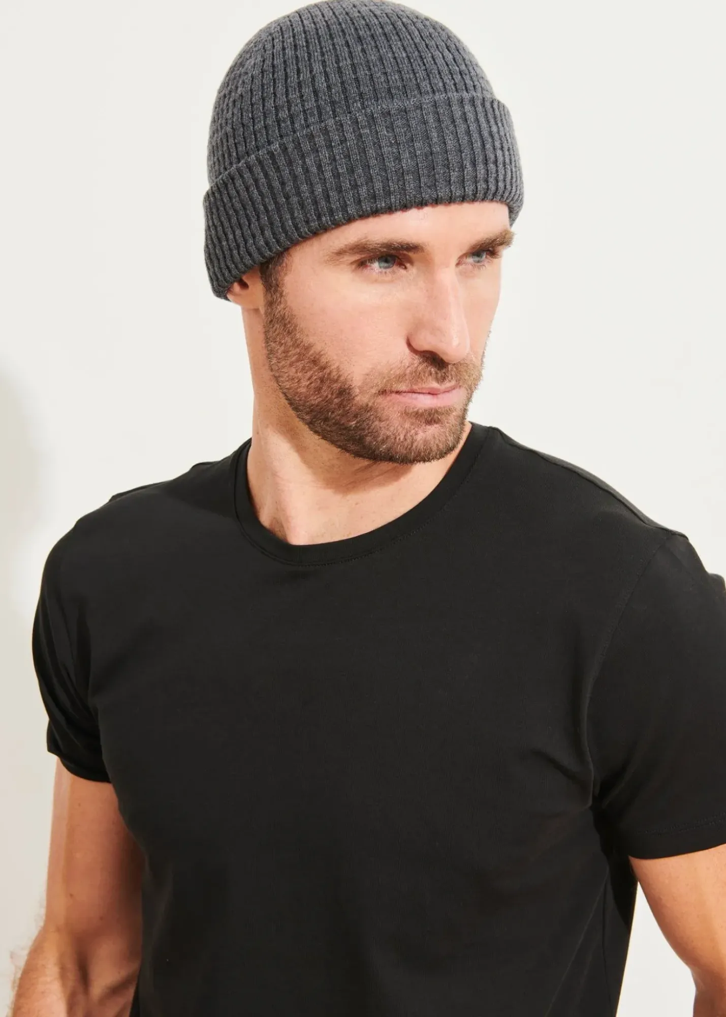 PATRICK ASSARAF Merino Waffle Beanie|Men Outerwear