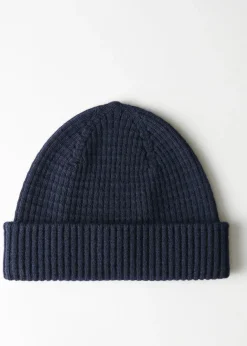PATRICK ASSARAF Merino Waffle Beanie|Men Outerwear