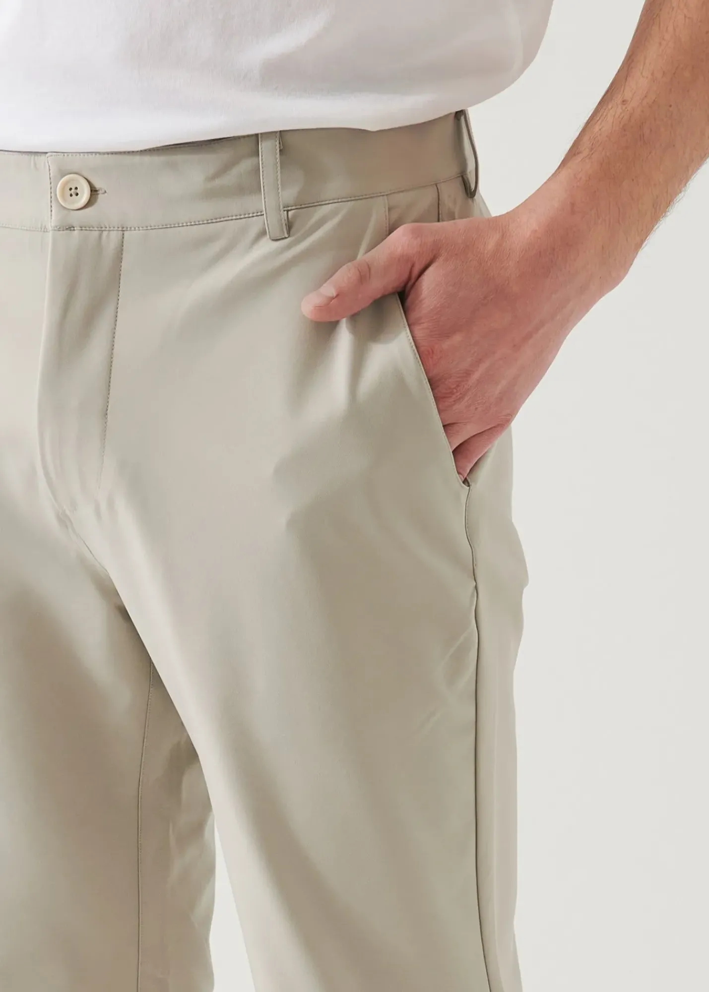 PATRICK ASSARAF Nucleo Nylon Stretch Chino Pant|Men Bottoms