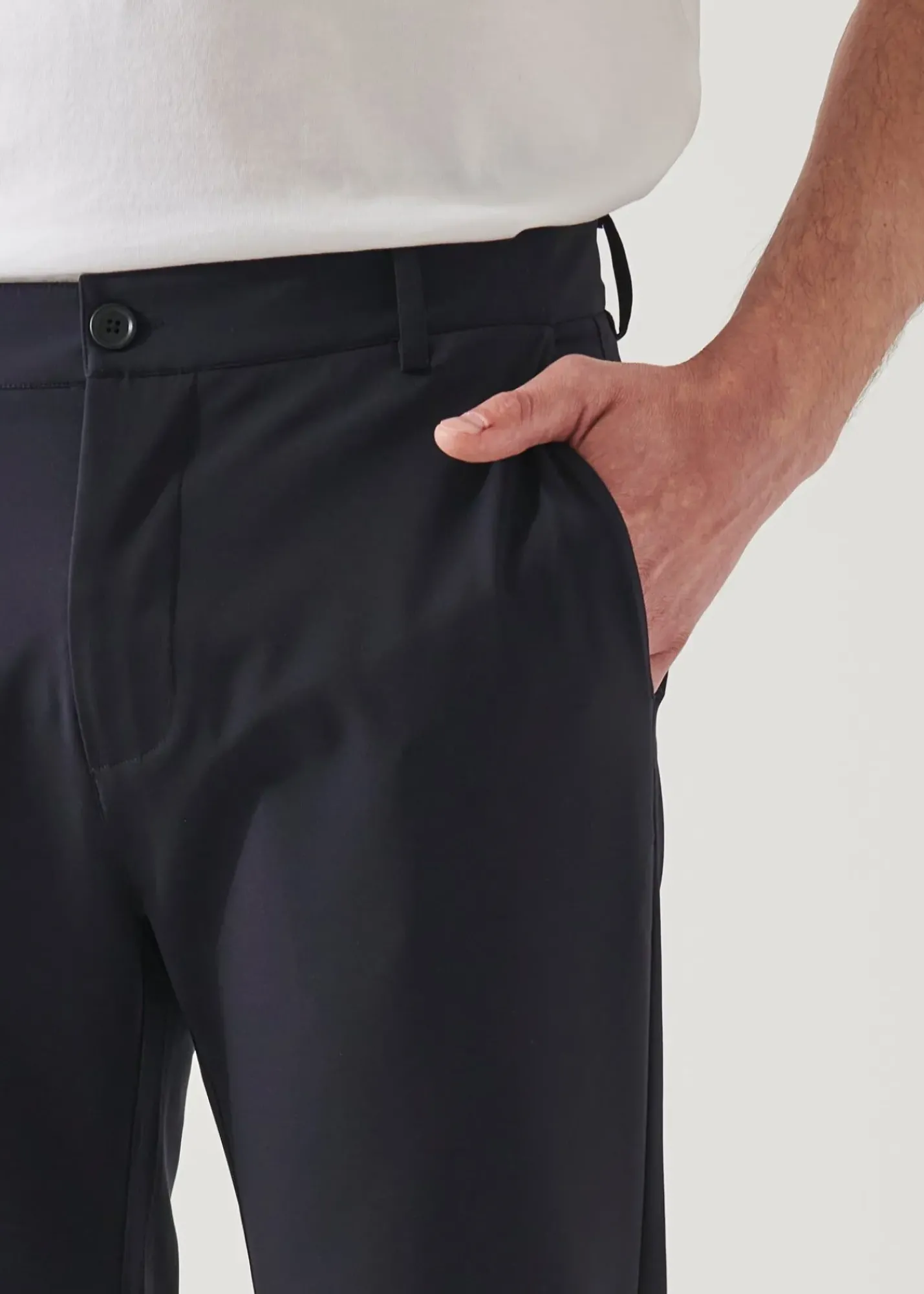 PATRICK ASSARAF Nucleo Nylon Stretch Chino Pant|Men Bottoms
