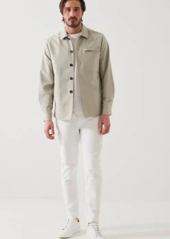 PATRICK ASSARAF Nucleo Nylon Stretch Shirt Jacket|Men Shirt Jackets