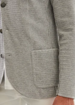 PATRICK ASSARAF Organic Cotton Textured Knit Blazer|Men Knitwear