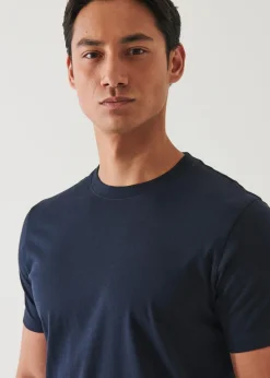 PATRICK ASSARAF Organic Pima Cotton High Neck T-Shirt|Men T-Shirts