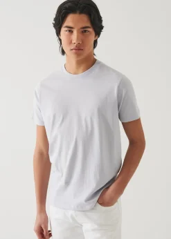 PATRICK ASSARAF Organic Pima Cotton High Neck T-Shirt|Men T-Shirts