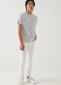 PATRICK ASSARAF Organic Pima Cotton High Neck T-Shirt|Men T-Shirts