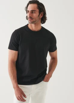 PATRICK ASSARAF Organic Pima Cotton High Neck T-Shirt|Men T-Shirts