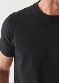 PATRICK ASSARAF Organic Pima Cotton High Neck T-Shirt|Men T-Shirts