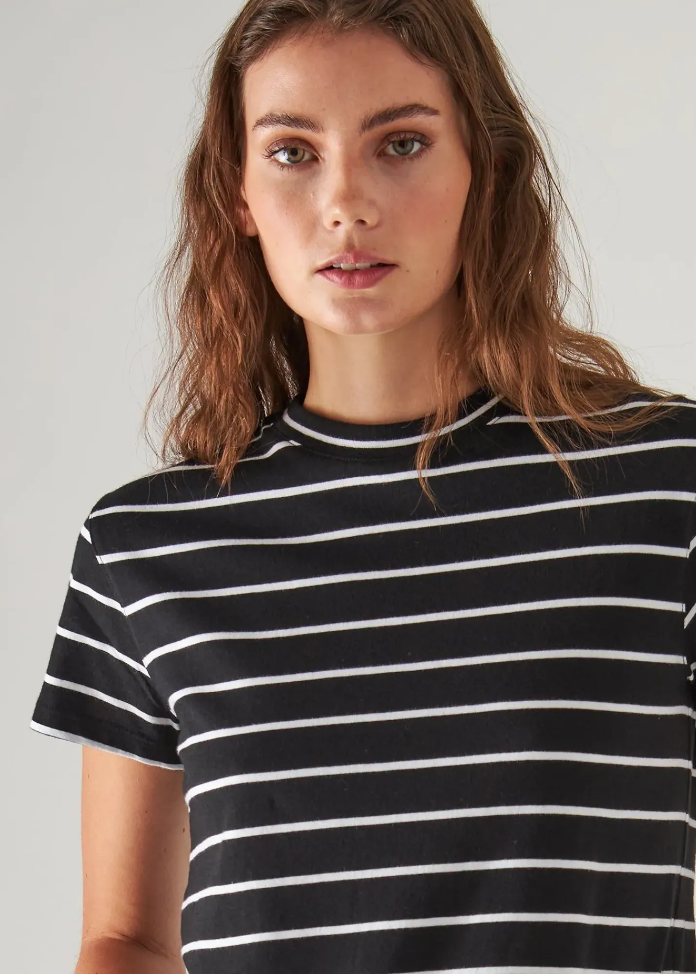 PATRICK ASSARAF Organic Pima Cotton Striped Baby T-Shirt|Women T-Shirts