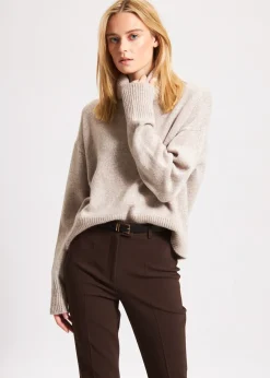 PATRICK ASSARAF Oversized Cashmere Turtleneck|Women Knitwear