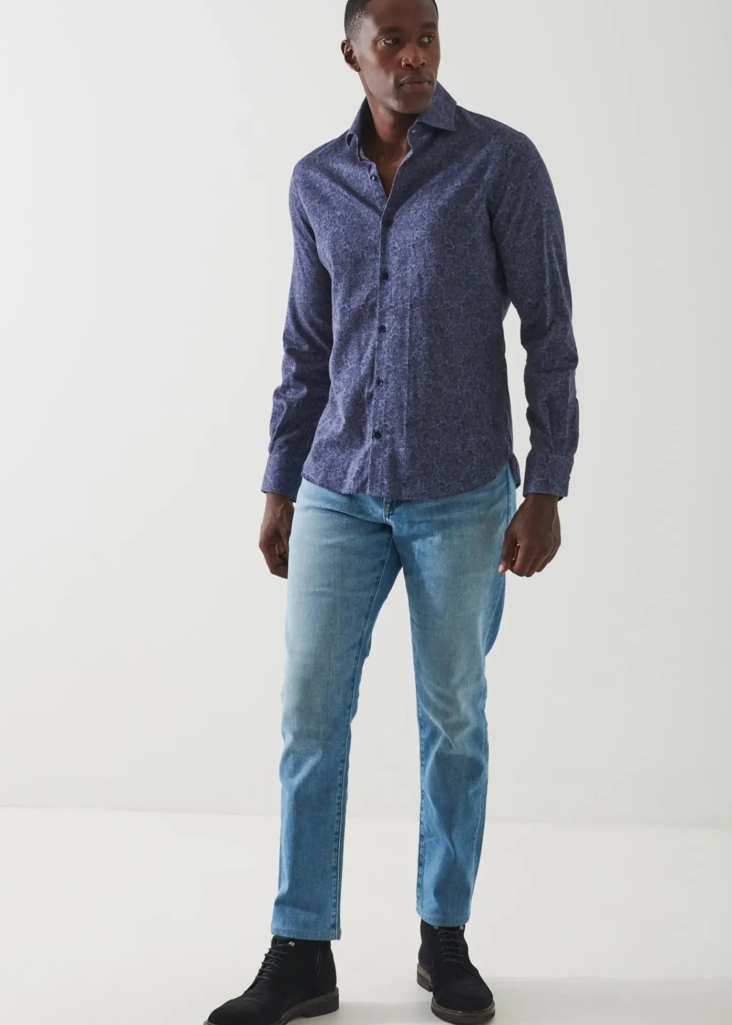 PATRICK ASSARAF Paisley Print Cotton Shirt|Men Shirts