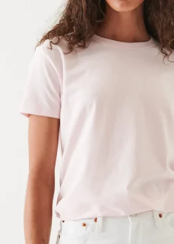 PATRICK ASSARAF Pastel Iconic Pima Cotton Stretch Boyfriend T-Shirt|Women T-Shirts