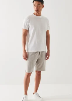 PATRICK ASSARAF Pima Cotton French Terry Drawstring Short|Men Bottoms