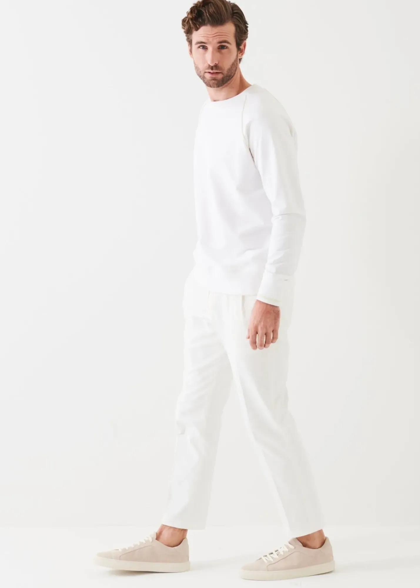 PATRICK ASSARAF Pima Cotton French Terry Quarter Zip|Men Sweatshirts & Hoodies