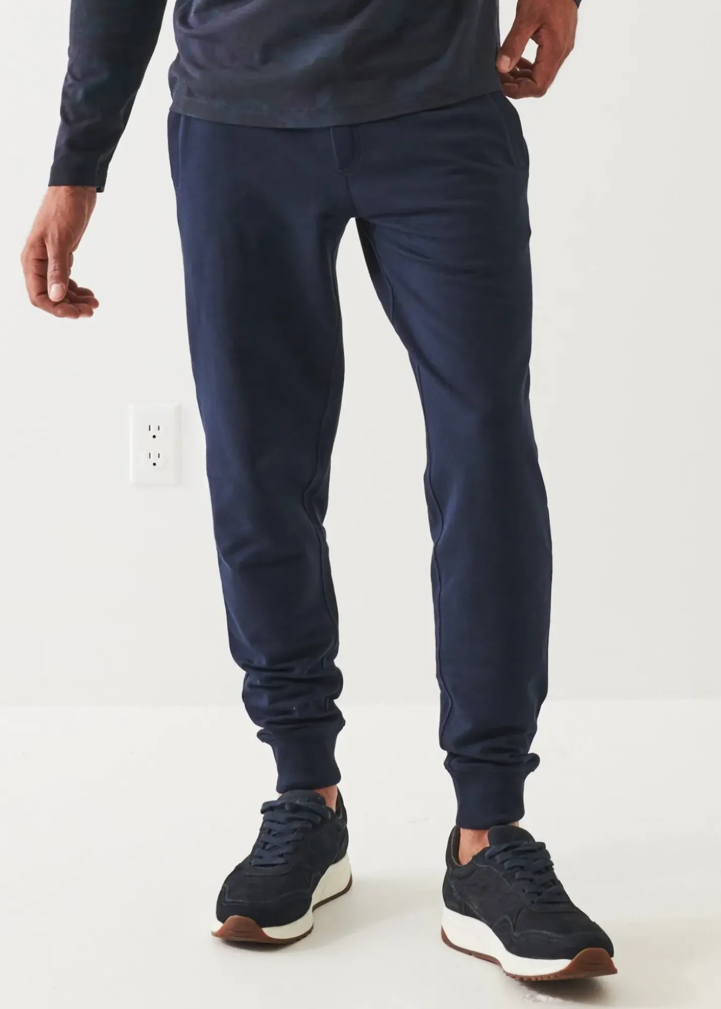 PATRICK ASSARAF Pima Cotton French Terry Fleece Jogger|Men Bottoms
