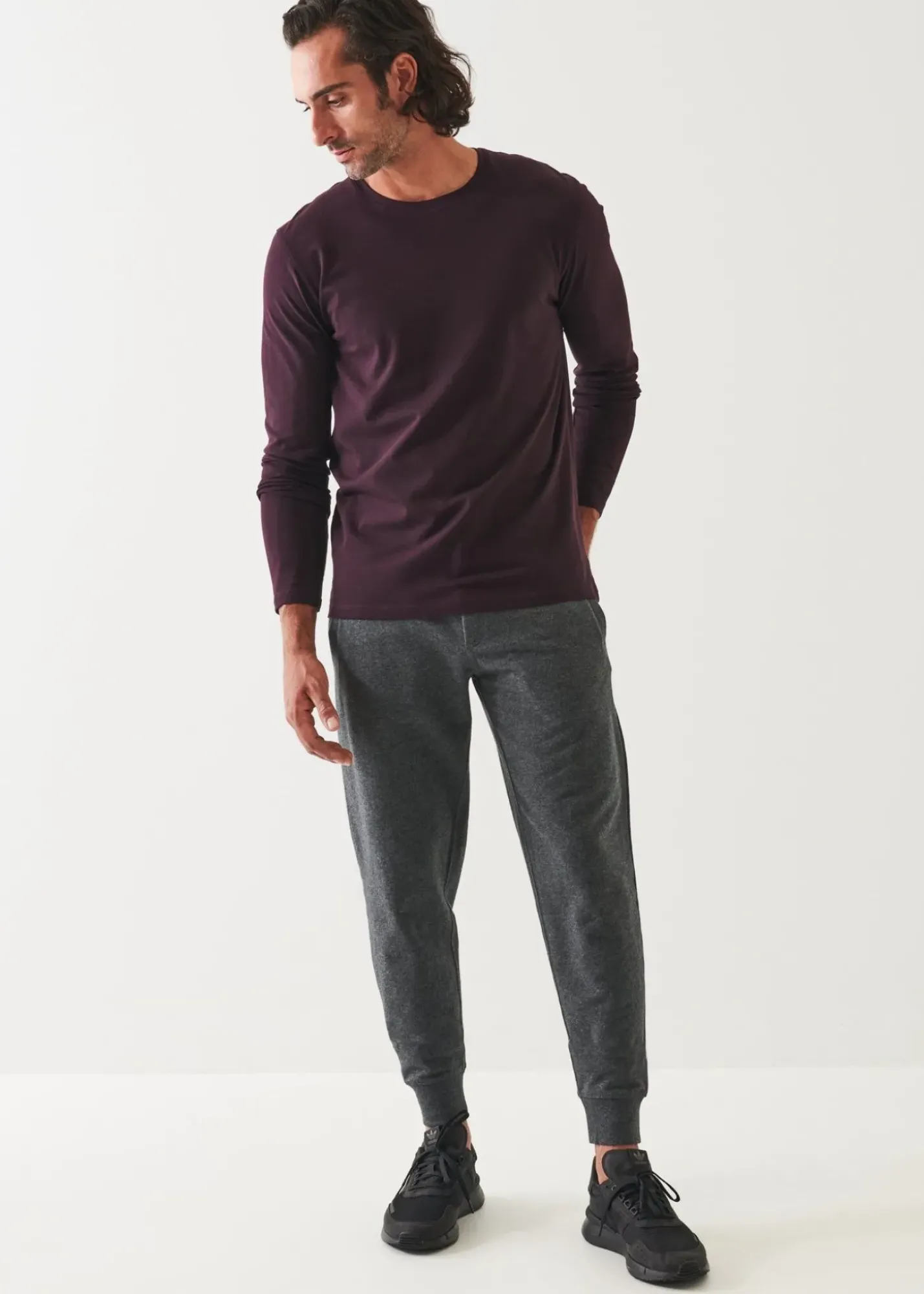 PATRICK ASSARAF Pima Cotton French Terry Fleece Jogger|Men Bottoms