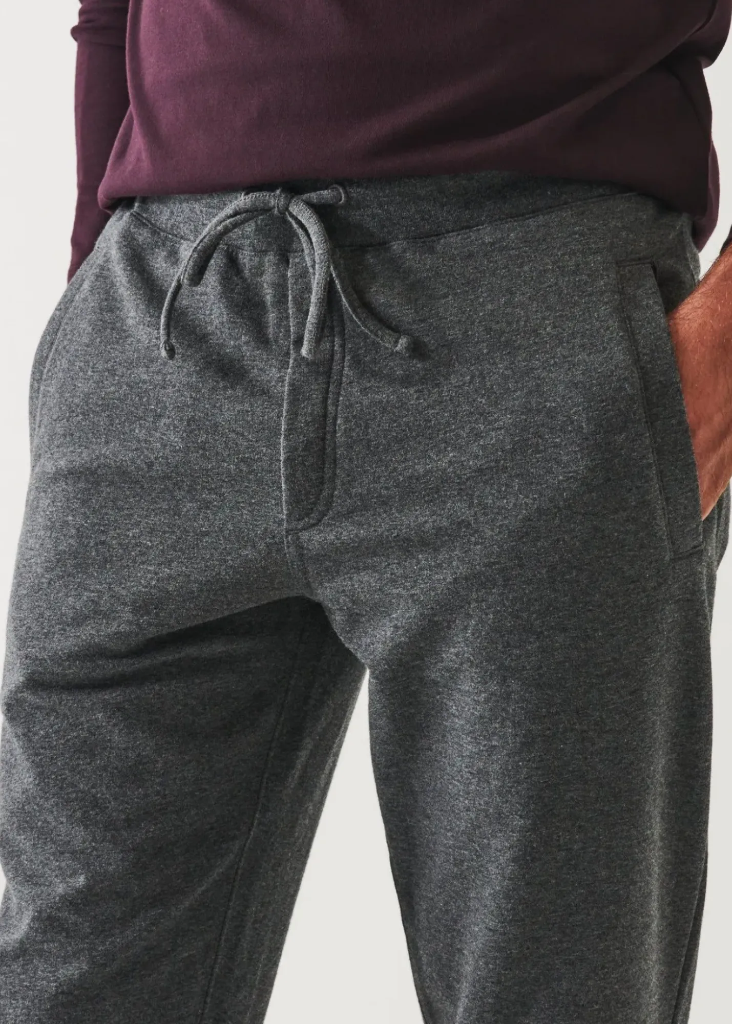PATRICK ASSARAF Pima Cotton French Terry Fleece Jogger|Men Bottoms