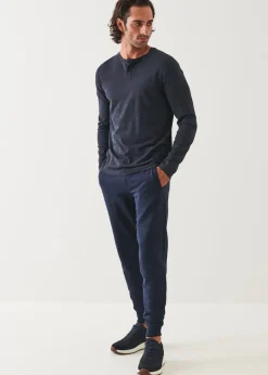 PATRICK ASSARAF Pima Cotton French Terry Fleece Jogger|Men Bottoms