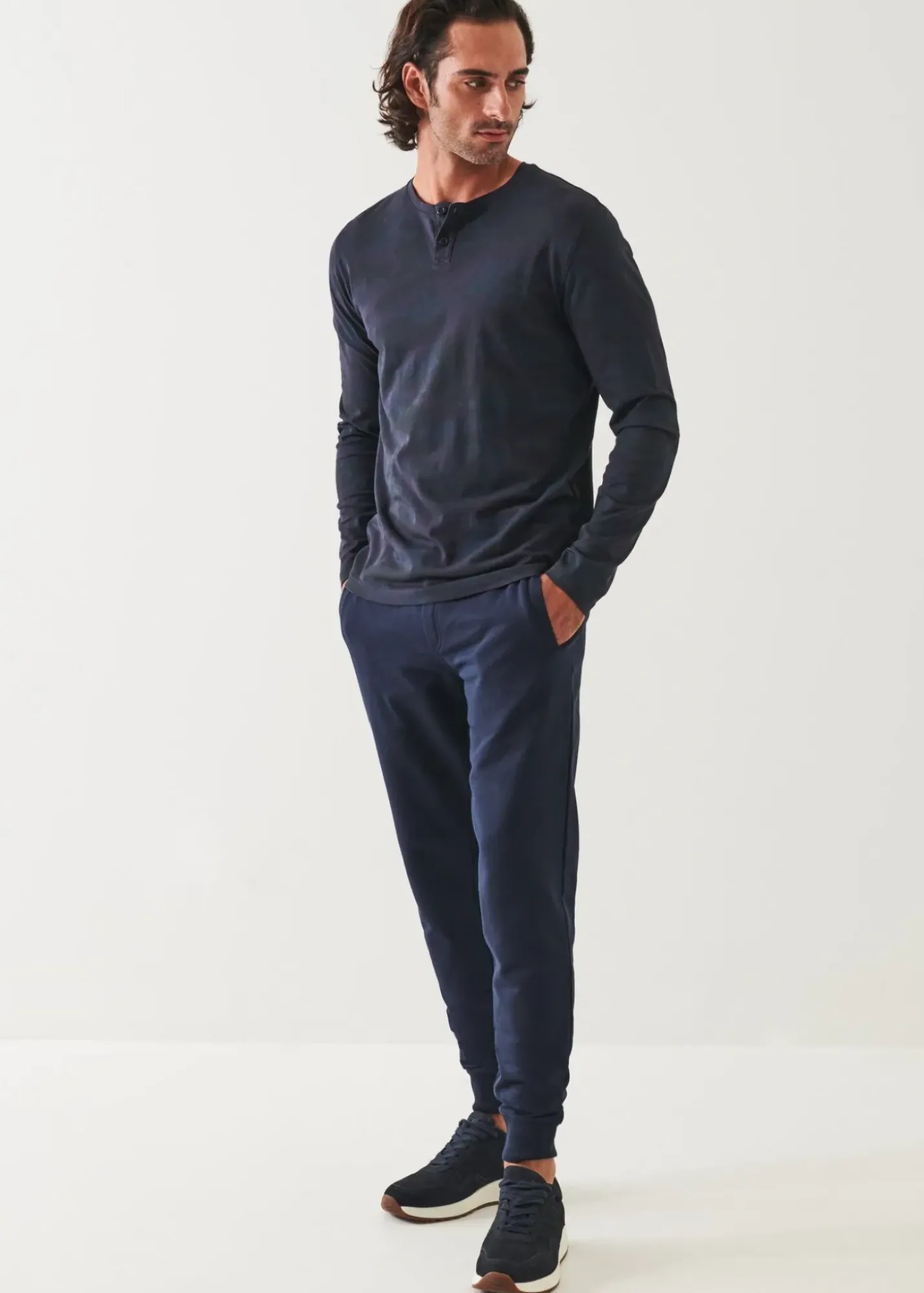 PATRICK ASSARAF Pima Cotton French Terry Fleece Jogger|Men Bottoms