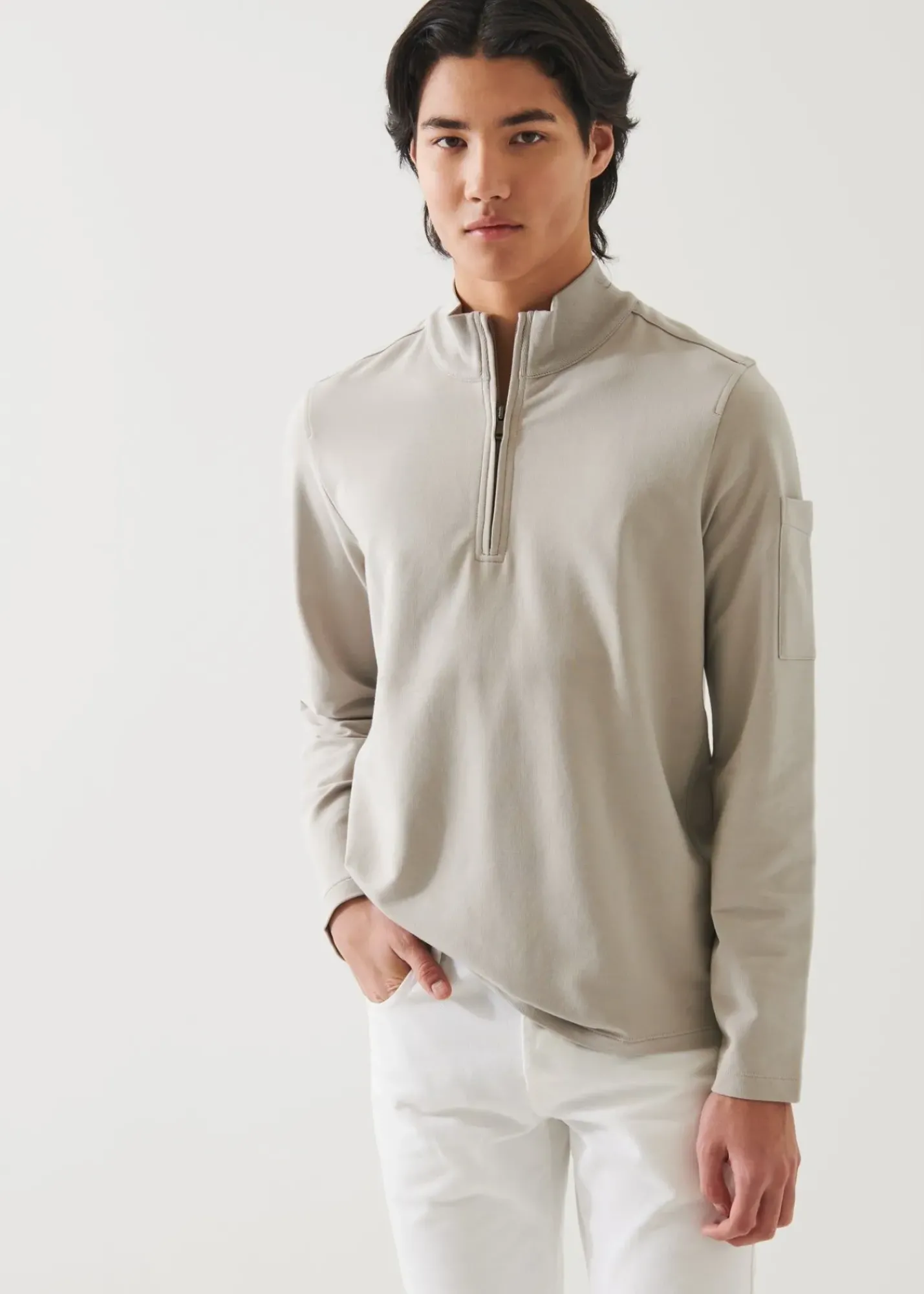 PATRICK ASSARAF Pima Cotton French Terry Graphic Hoodie|Men Sweatshirts & Hoodies