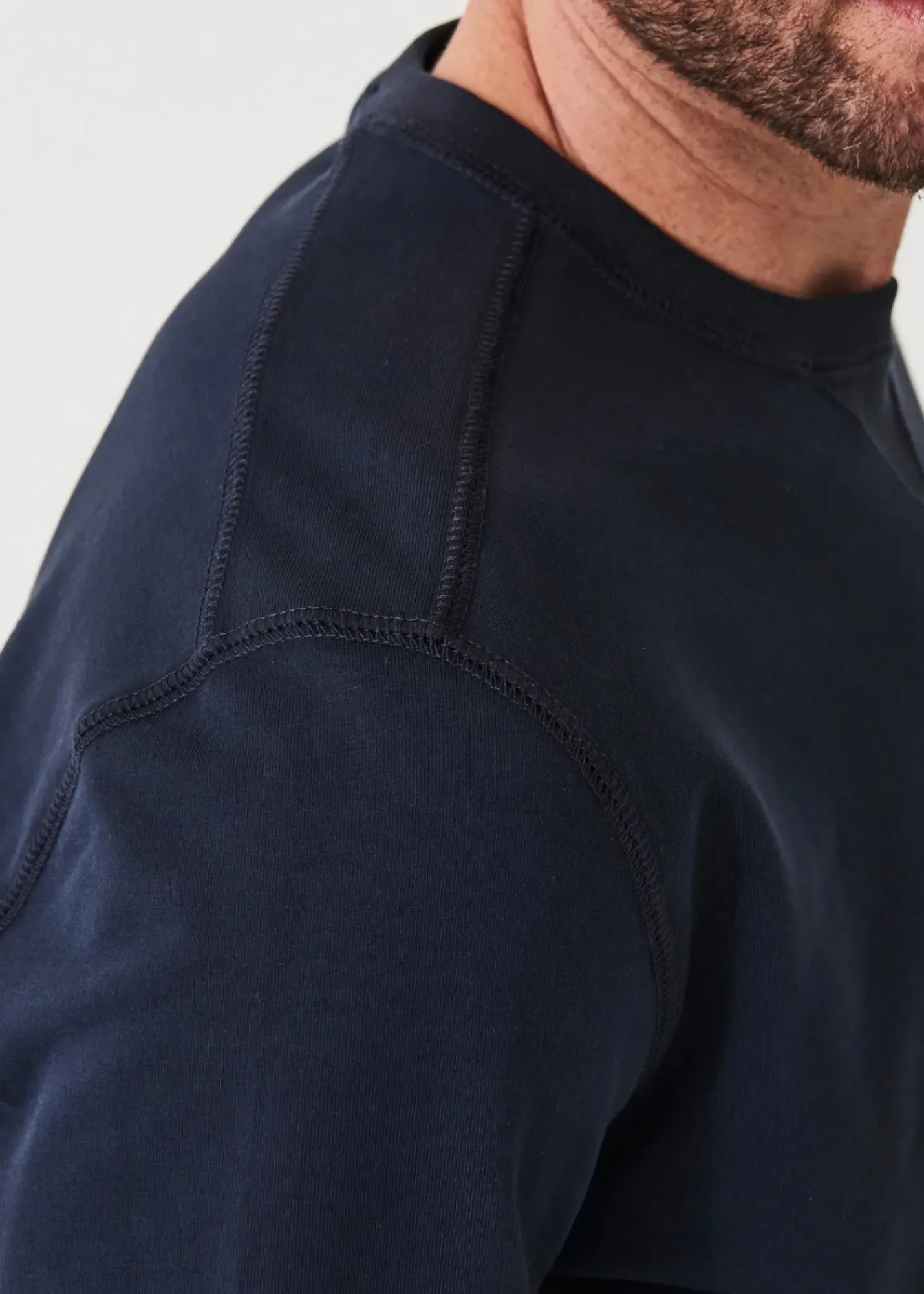 PATRICK ASSARAF Pima Cotton French Terry Quarter Zip|Men Sweatshirts & Hoodies