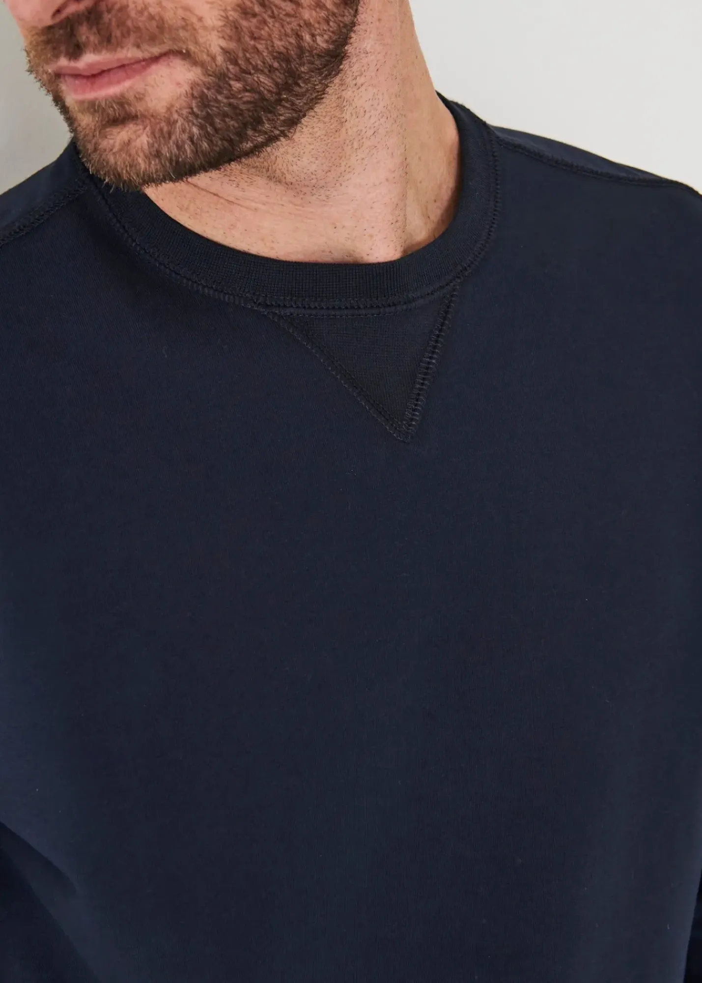 PATRICK ASSARAF Pima Cotton French Terry Quarter Zip|Men Sweatshirts & Hoodies