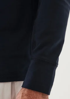 PATRICK ASSARAF Pima Cotton French Terry Quarter Zip|Men Sweatshirts & Hoodies