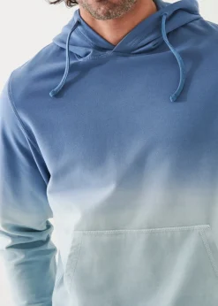 PATRICK ASSARAF Pima Cotton French Terry Mineral Wash Sweatshirt|Men Sweatshirts & Hoodies