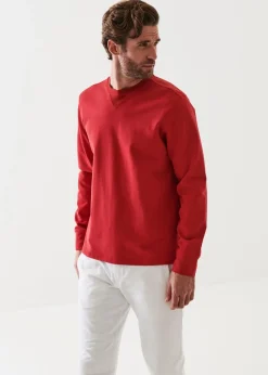 PATRICK ASSARAF Pima Cotton French Terry Sweatshirt|Men Sweatshirts & Hoodies