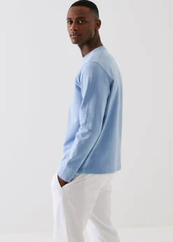 PATRICK ASSARAF Pima Cotton French Terry Sweatshirt|Men Sweatshirts & Hoodies
