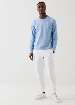PATRICK ASSARAF Pima Cotton French Terry Sweatshirt|Men Sweatshirts & Hoodies