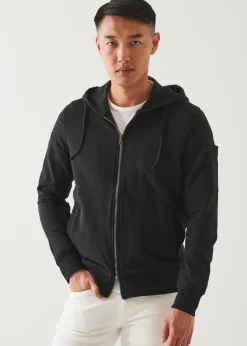 PATRICK ASSARAF Pima Cotton French Terry Soft Wash Sweatshirt|Men Sweatshirts & Hoodies