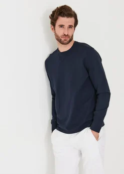 PATRICK ASSARAF Pima Cotton French Terry Sweatshirt|Men Sweatshirts & Hoodies