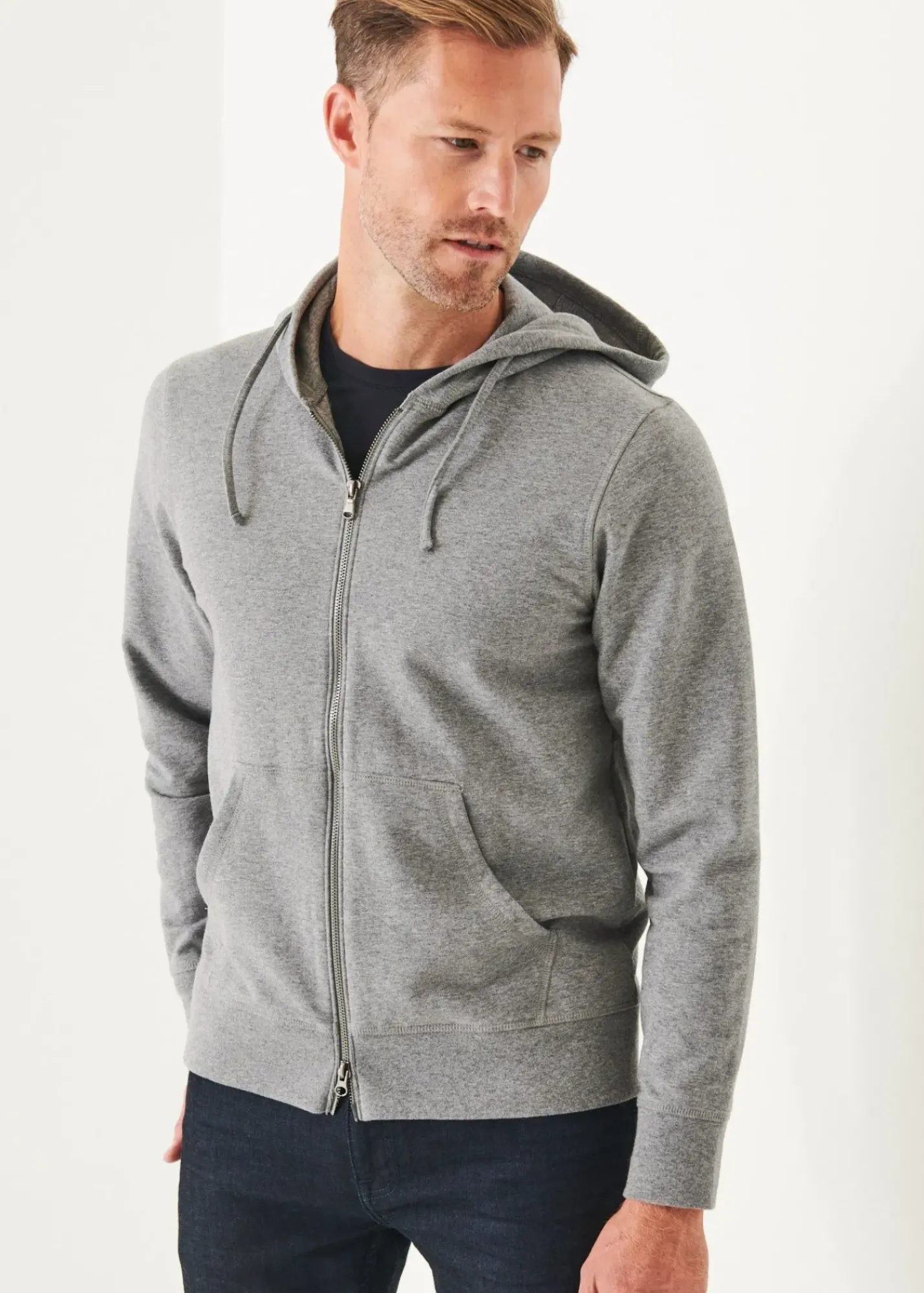PATRICK ASSARAF Pima Cotton French Terry Raglan Crewneck|Men Sweatshirts & Hoodies