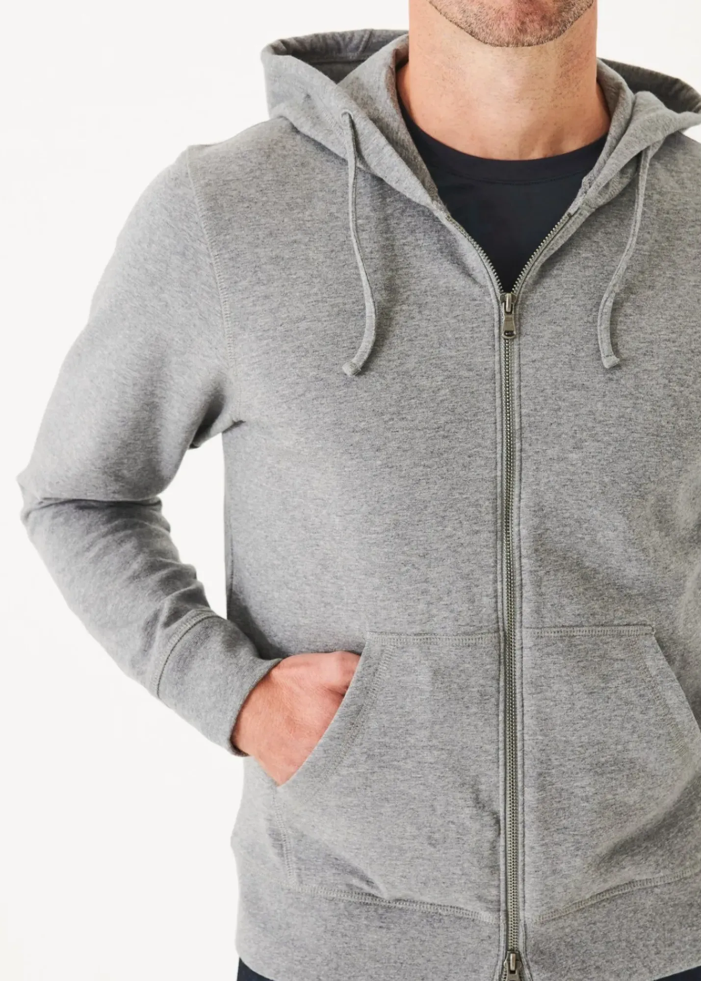 PATRICK ASSARAF Pima Cotton French Terry Raglan Crewneck|Men Sweatshirts & Hoodies