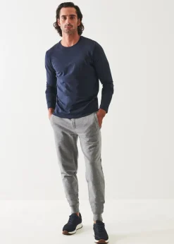 PATRICK ASSARAF Pima Cotton French Terry Jogger|Men Bottoms