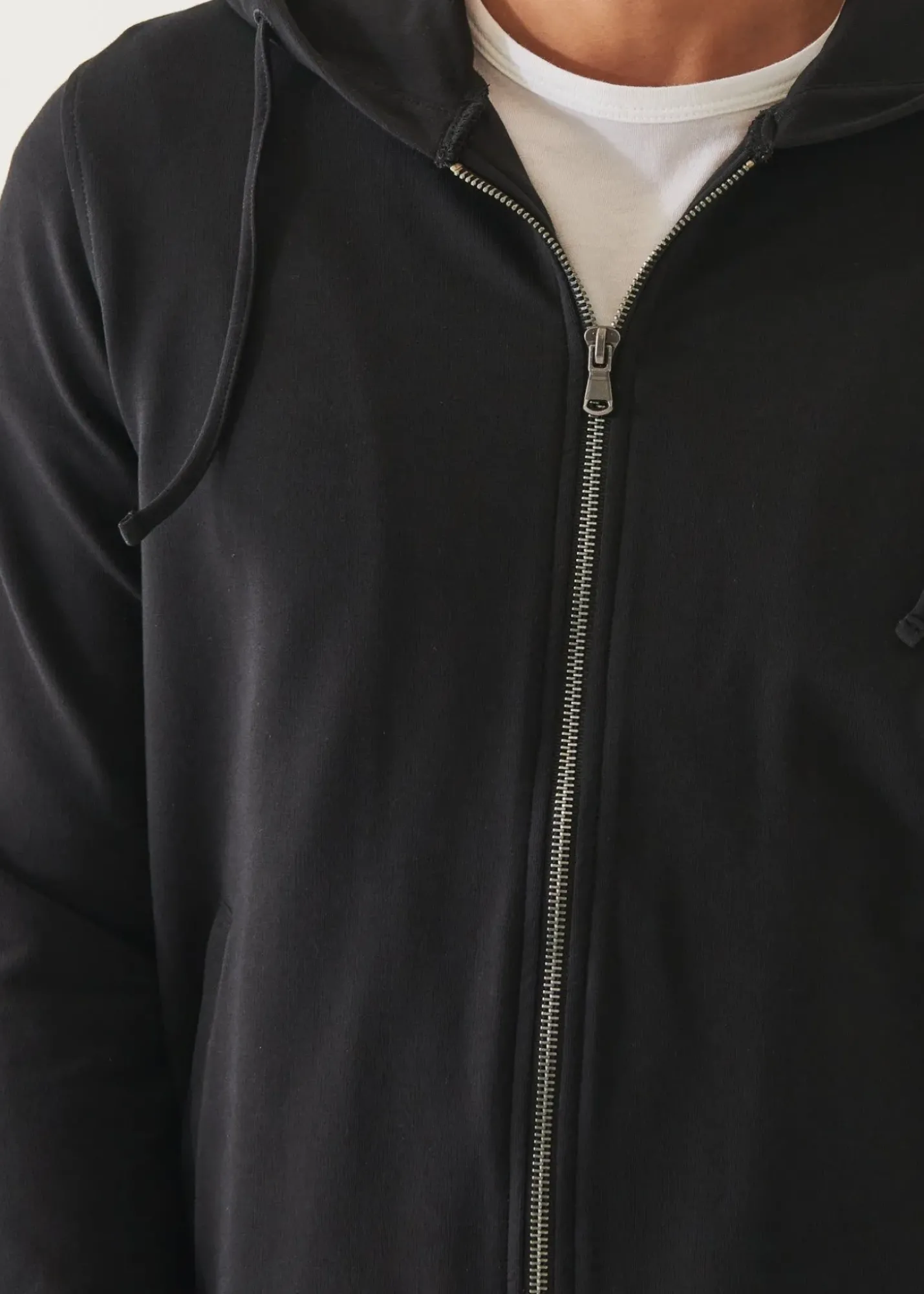 PATRICK ASSARAF Pima Cotton French Terry Zip-Up Hoodie|Men Sweatshirts & Hoodies