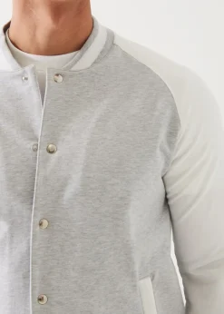 PATRICK ASSARAF Pima Cotton French Terry Bomber Jacket|Men Outerwear