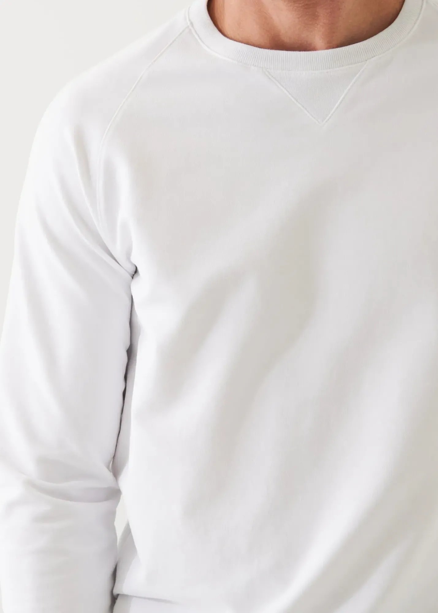 PATRICK ASSARAF Pima Cotton French Terry Raglan Sweatshirt|Men Sweatshirts & Hoodies