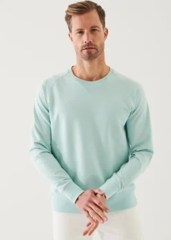 PATRICK ASSARAF Pima Cotton French Terry Raglan Sweatshirt|Men Sweatshirts & Hoodies