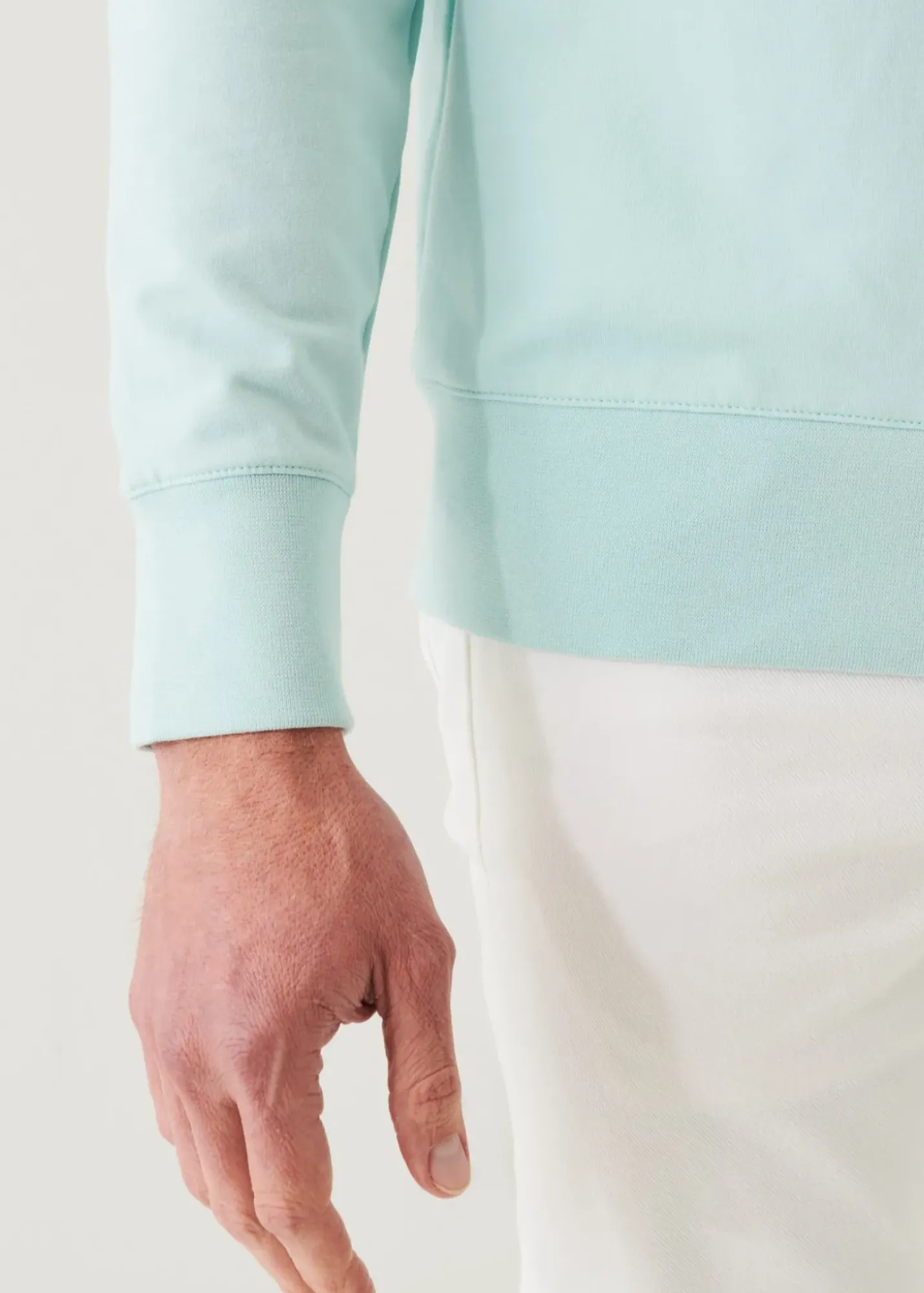 PATRICK ASSARAF Pima Cotton French Terry Raglan Sweatshirt|Men Sweatshirts & Hoodies