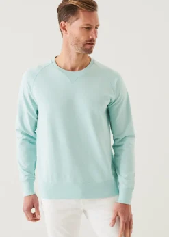 PATRICK ASSARAF Pima Cotton French Terry Raglan Sweatshirt|Men Sweatshirts & Hoodies