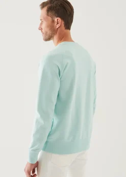 PATRICK ASSARAF Pima Cotton French Terry Raglan Sweatshirt|Men Sweatshirts & Hoodies