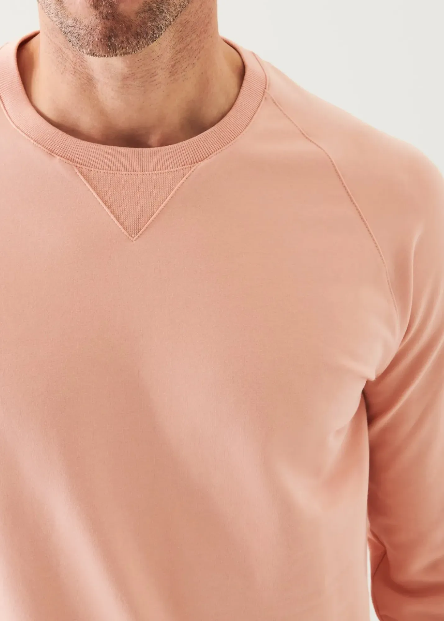 PATRICK ASSARAF Pima Cotton French Terry Raglan Sweatshirt|Men Sweatshirts & Hoodies