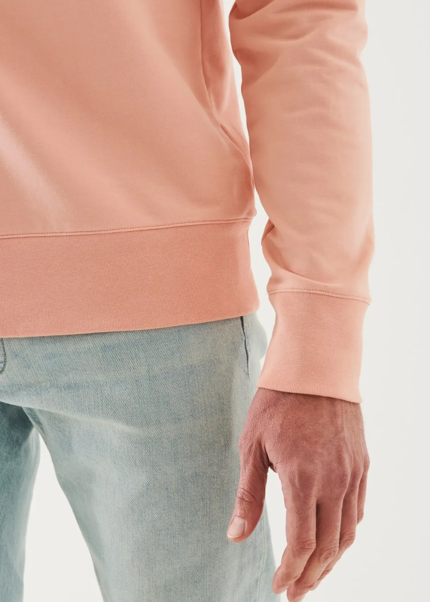 PATRICK ASSARAF Pima Cotton French Terry Raglan Sweatshirt|Men Sweatshirts & Hoodies