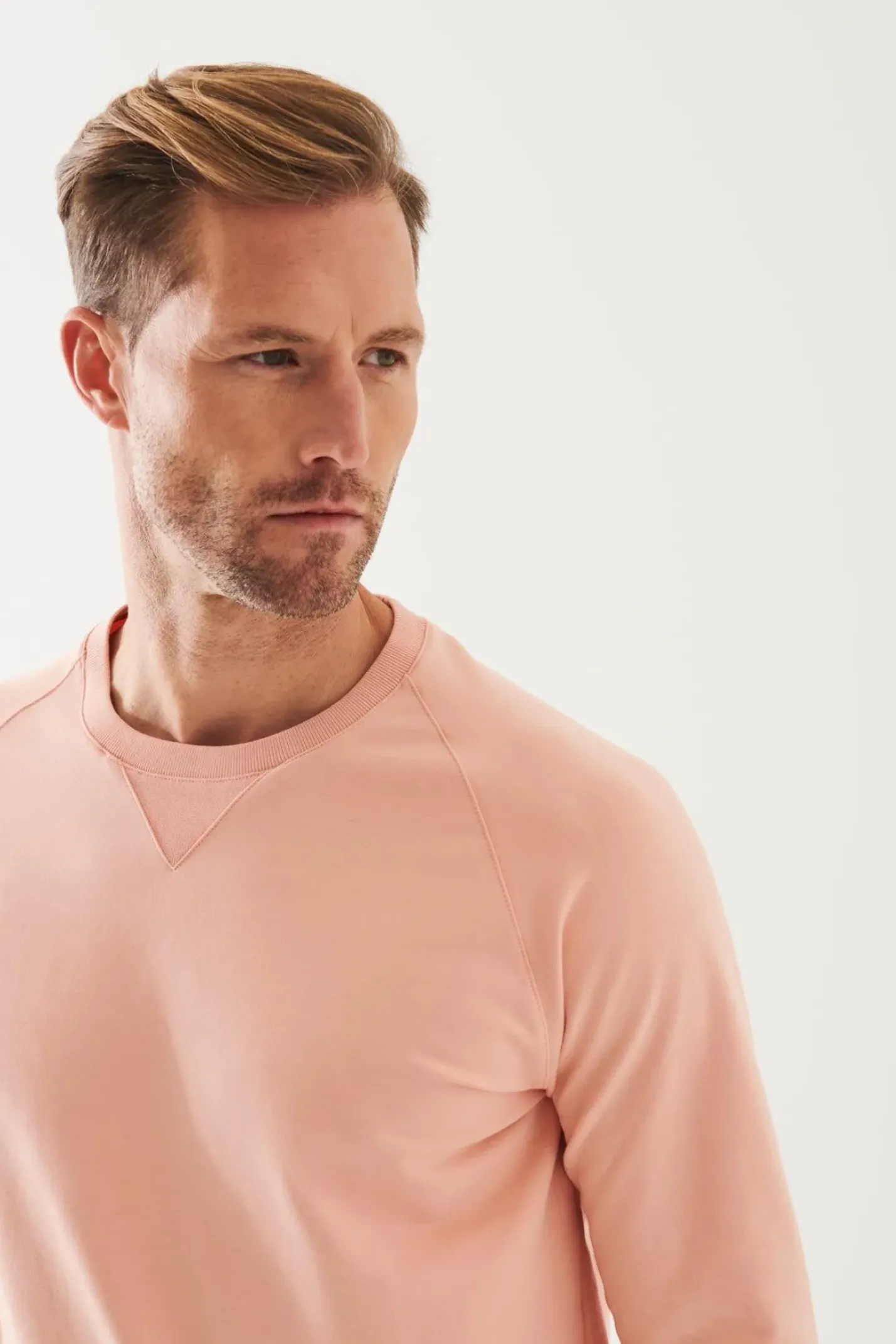 PATRICK ASSARAF Pima Cotton French Terry Raglan Sweatshirt|Men Sweatshirts & Hoodies